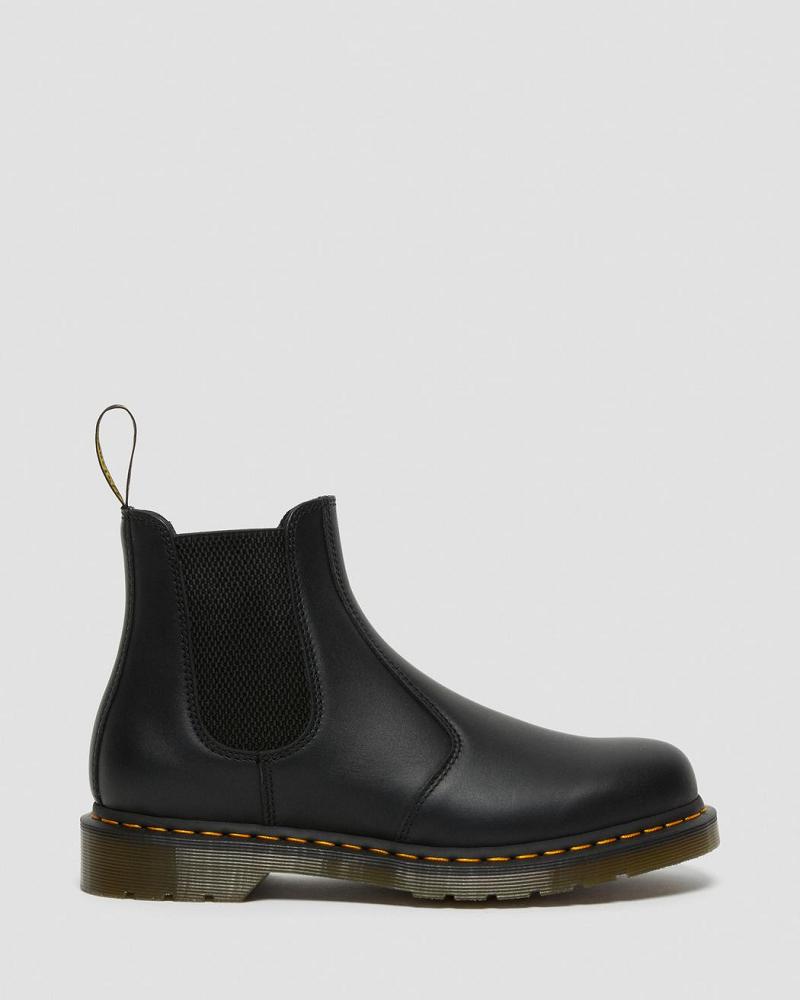 Black Men's Dr Martens 2976 Nappa Leather Chelsea Boots | CA 484VRW